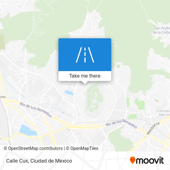 Calle Cux map