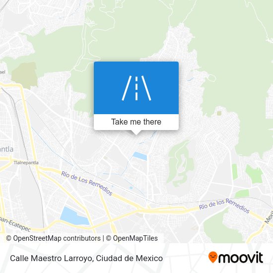 Mapa de Calle Maestro Larroyo