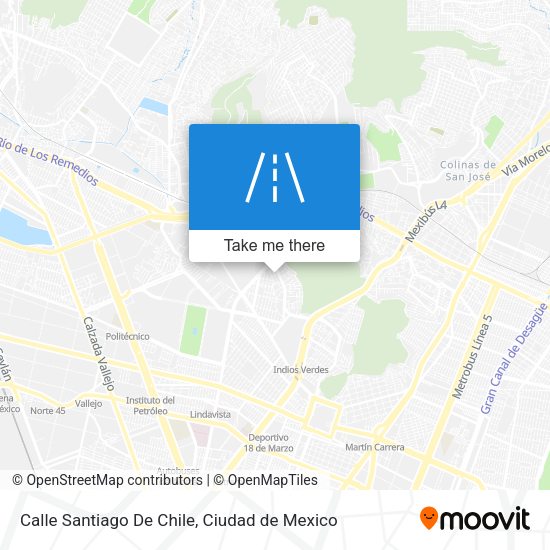 Calle Santiago De Chile map