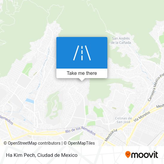 Mapa de Ha Kim Pech