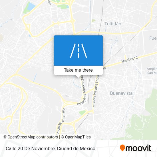 Mapa de Calle 20 De Noviembre