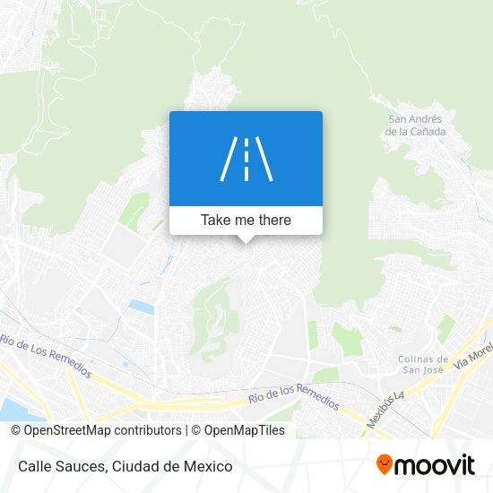 Mapa de Calle Sauces