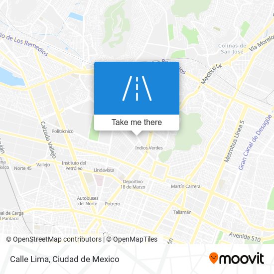 Calle Lima map