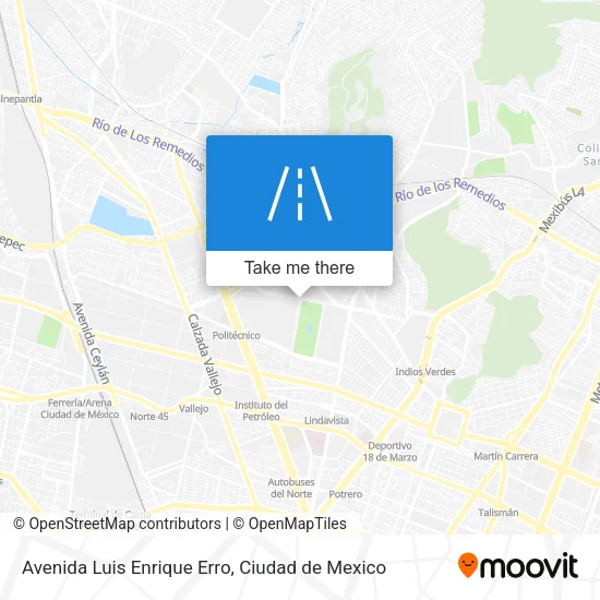 Avenida Luis Enrique Erro map