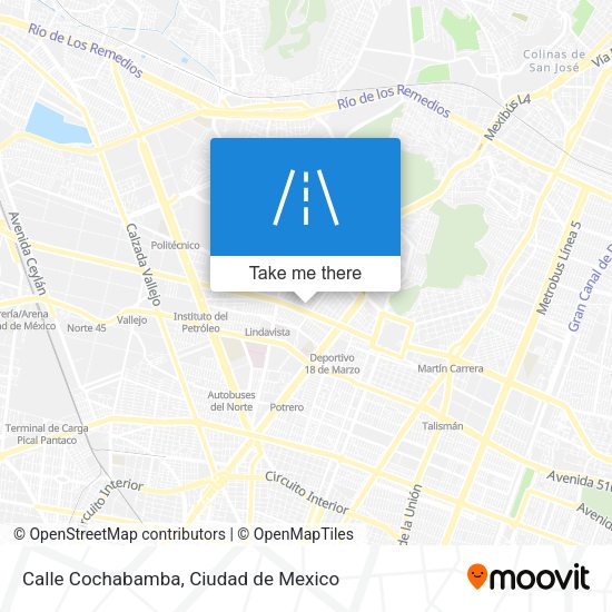 Calle Cochabamba map