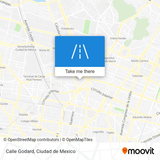 Mapa de Calle Godard