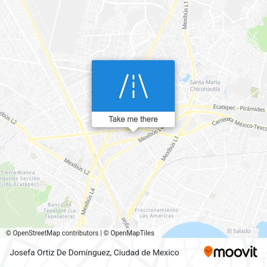 Mapa de Josefa Ortiz De Domínguez
