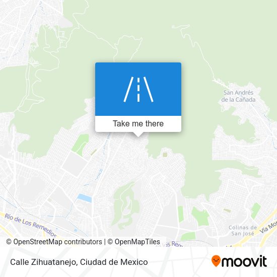Calle Zihuatanejo map