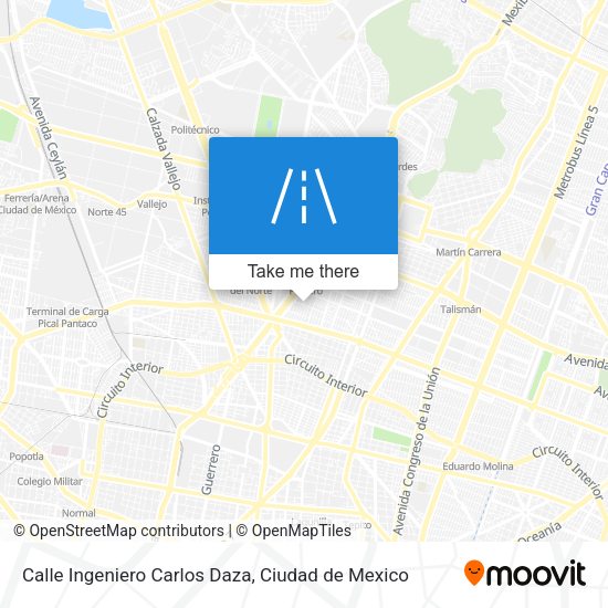 Calle Ingeniero Carlos Daza map