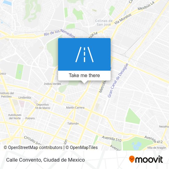 Mapa de Calle Convento