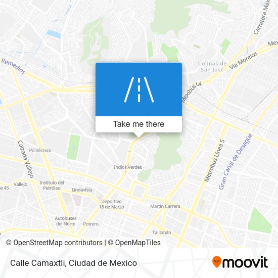 Mapa de Calle Camaxtli