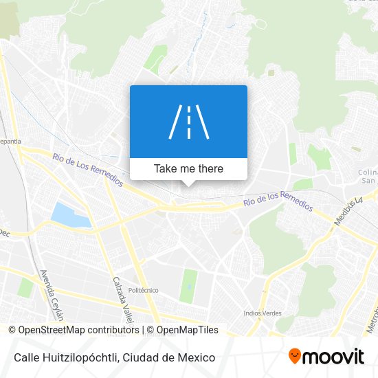 Calle Huitzilopóchtli map