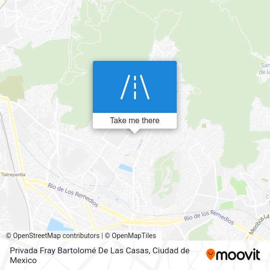 Privada Fray Bartolomé De Las Casas map