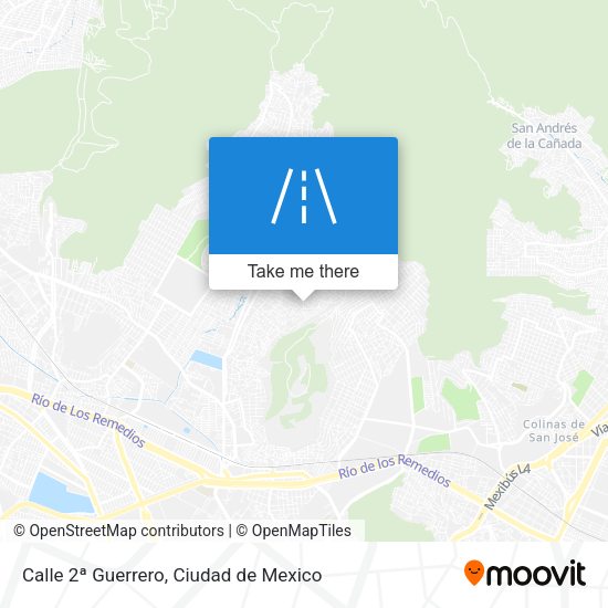 Mapa de Calle 2ª Guerrero