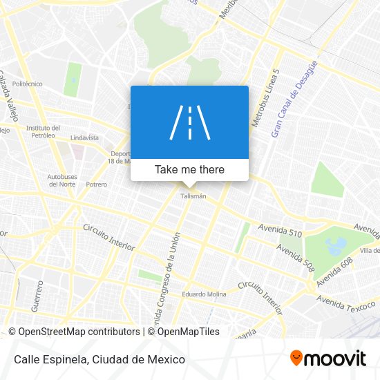 Mapa de Calle Espinela