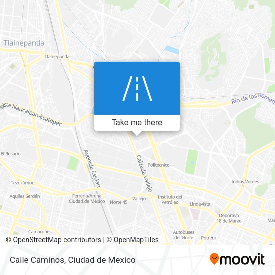 Mapa de Calle Caminos
