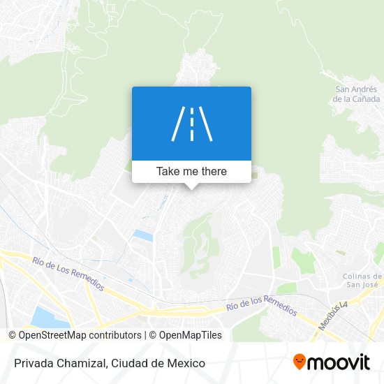 Privada Chamizal map