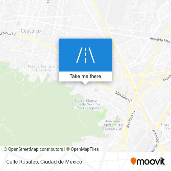 Calle Rosales map