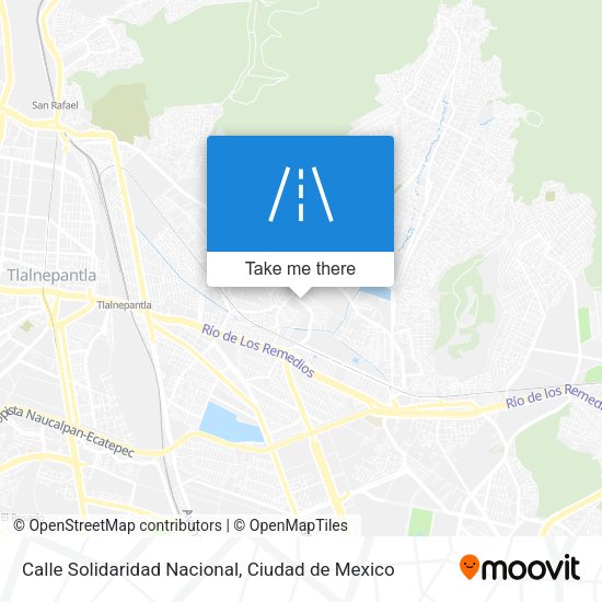 Calle Solidaridad Nacional map