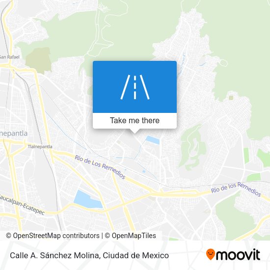 Calle A. Sánchez Molina map