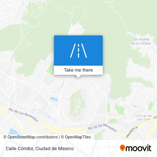 Mapa de Calle Cóndor