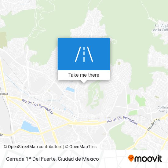Mapa de Cerrada 1ª Del Fuerte