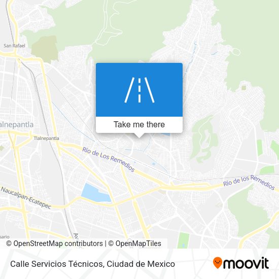 Mapa de Calle Servicios Técnicos