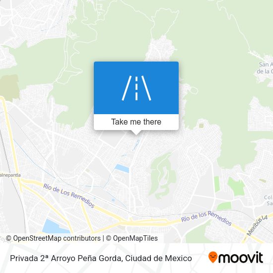 Privada 2ª Arroyo Peña Gorda map
