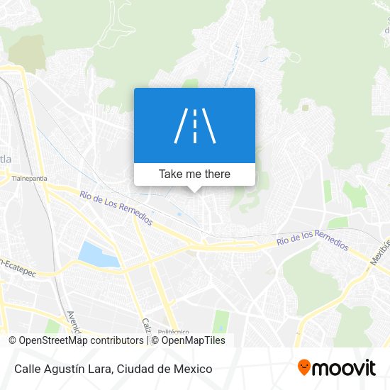 Calle Agustín Lara map