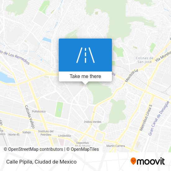 Mapa de Calle Pípila