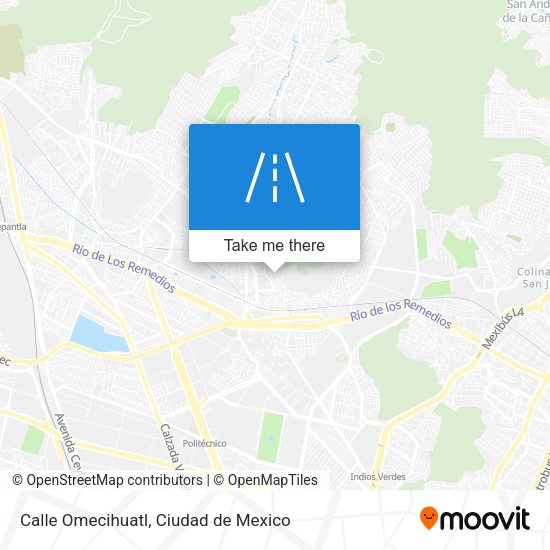 Calle Omecihuatl map