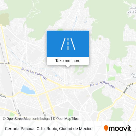 Cerrada Pascual Ortiz Rubio map