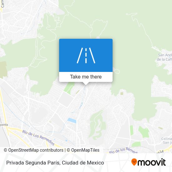 Privada Segunda París map