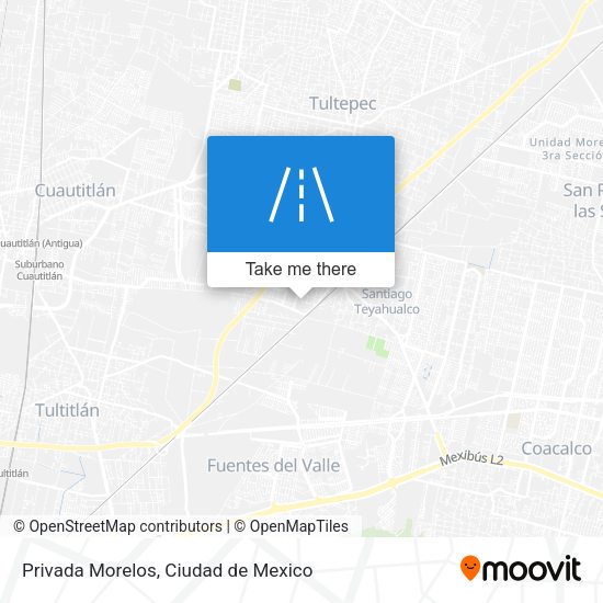 Mapa de Privada Morelos