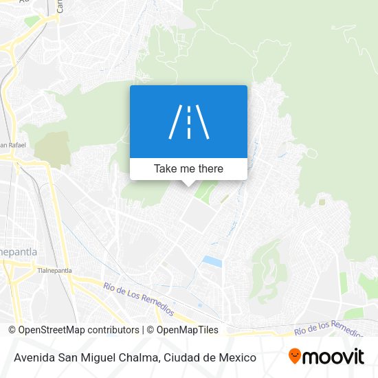 Mapa de Avenida San Miguel Chalma