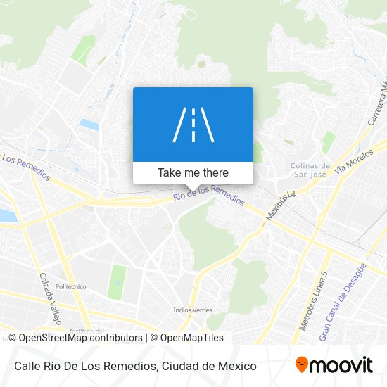 Calle Río De Los Remedios map