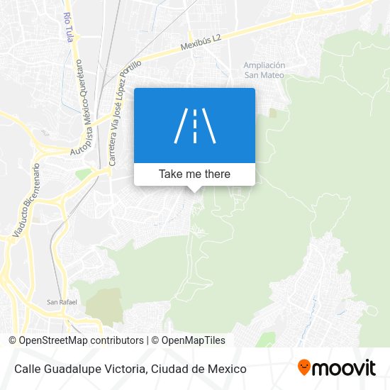 Calle Guadalupe Victoria map