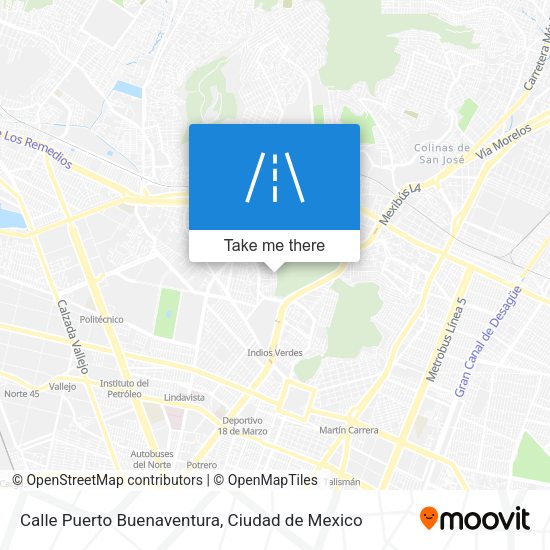 Calle Puerto Buenaventura map