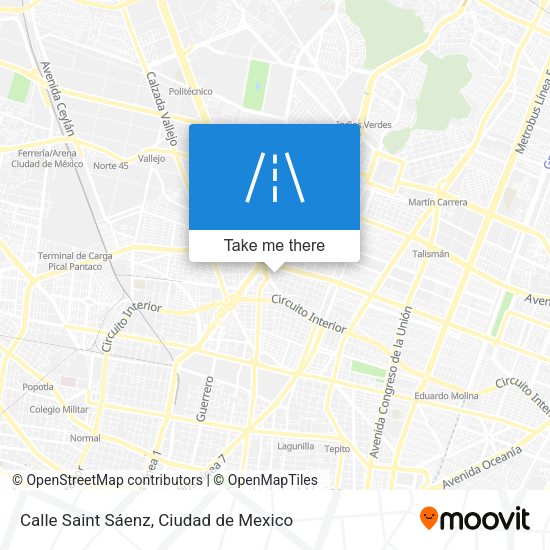 Calle Saint Sáenz map