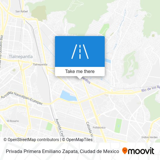Privada Primera Emiliano Zapata map