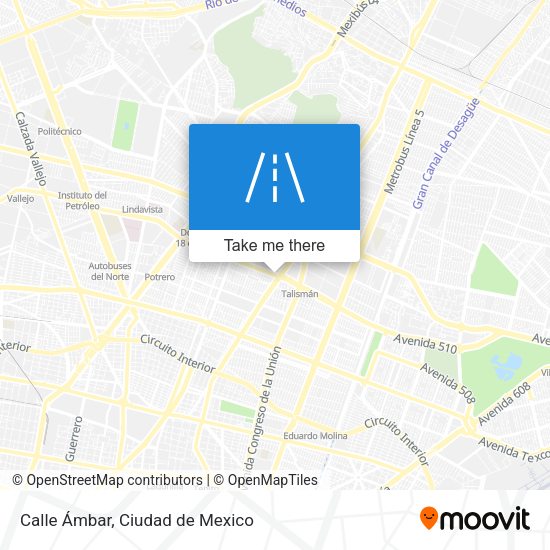 Mapa de Calle Ámbar