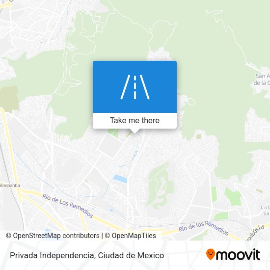 Mapa de Privada Independencia