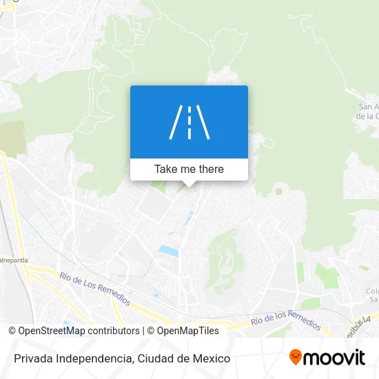 Mapa de Privada Independencia
