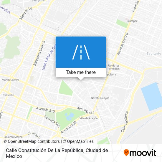 Calle Constitución De La República map