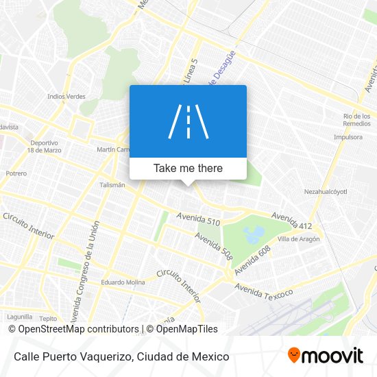 Calle Puerto Vaquerizo map