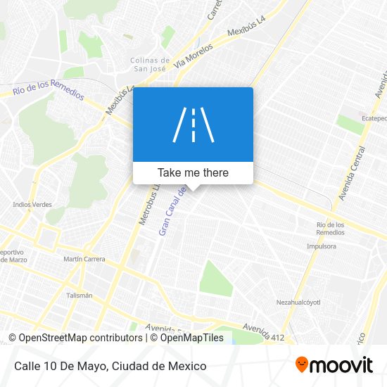 Calle 10 De Mayo map