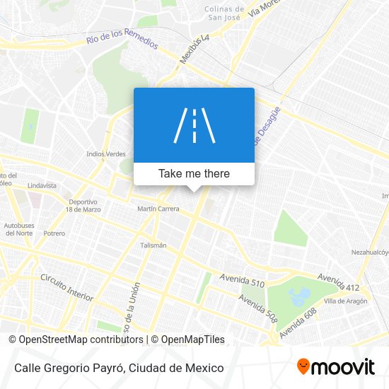 Mapa de Calle Gregorio Payró