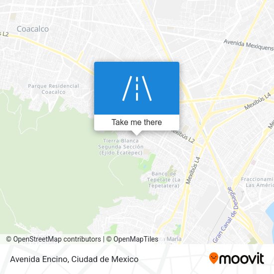 Avenida Encino map