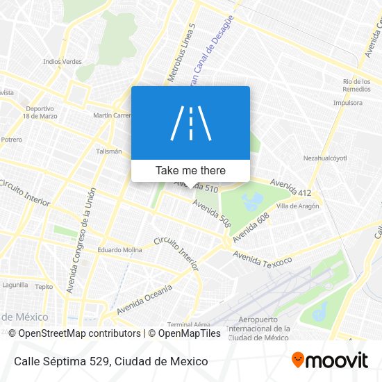 Mapa de Calle Séptima 529