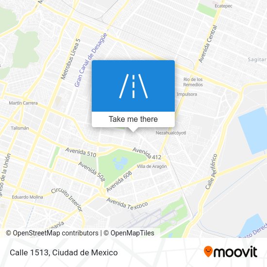 Mapa de Calle 1513